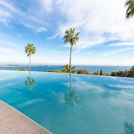 Exceptional Super-cannes Glaieuls With Sea View Swimming Pools Jacuzzi